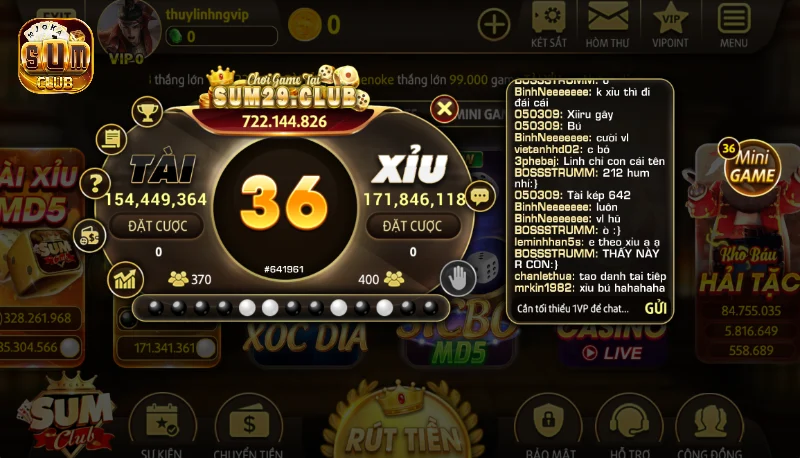 Giới thiệu tổng quát về game tài xỉu Sumclub